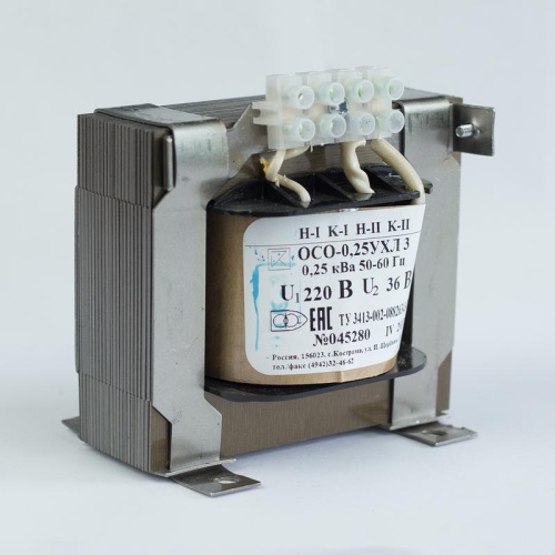 Трансформатор напряжения понижающий ОСО-0.4-09 УХЛ 3 380/24 | код. ОС0000015921 | ФКУ ИК-1 (Кострома) фото 3