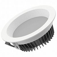 Светильник светодиодный ВАРТОН Downlight круглый встраиваемый 230*84 40W 3000K IP54/20 DALI | код. V1-R0-00084-10D01-4404030 | Varton