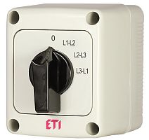 Переключатель CS 16 67 PN (Ф.напряж._корп./IP65_с/ч_16A) | код 004773205 | ETI