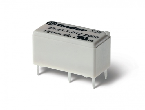 Субминиатюрное электромеханическое реле, монтаж на печатную плату, 1NO 6A, контакты AgCdO, катушка 12В DC (чувствит.), влагозащита RTIII | код 322170122300 | FINDER Субминиатюрное электромеханическое реле, монтаж на печатную плату, 1NO 6A, контакты AgCdO, катушка 12В DC (чувствит.), влагозащита RTIII | код 322170122300 | FINDER