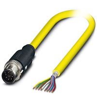 Кабель для датчика / исполнительного элемента SAC-8P-MS/10,0-542 SH SCO BK | код 1406071 | PHOENIX CONTACT