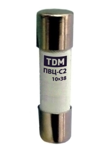 Плавкая вставка ПВЦ-С2 10х38 16А TDM | код SQ0729-0008 | TDM