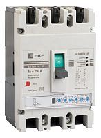 Выключатель автоматический ВА-99М 250/250А 3P 50кАс эл. расцепителем, доп. контактом, расширителями выводов F | код mccb99-250-250me-ax-ocp | EKF