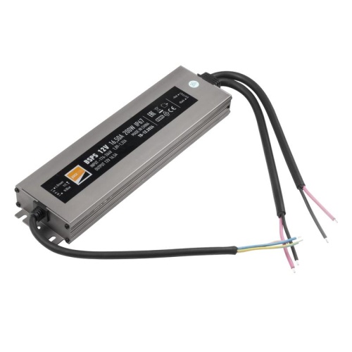 Драйвер BSPS 12V 16.5A 200W влагозащищенный IP67 | код 1016348A | JazzWay