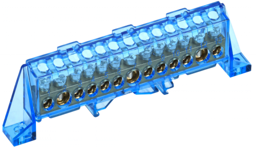 TEKFOR Шина N ноль в комб. изол. Стойка 8х12-13-С IEK | код TF-NN20-13-DP-K07 | IEK
