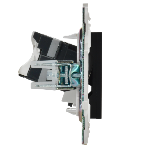 SKANDY Розетка компьютерная RJ45 кат.5E SK-K01Bl черный IEKновинка | код SK-K10-1-K02 | IEK фото 3