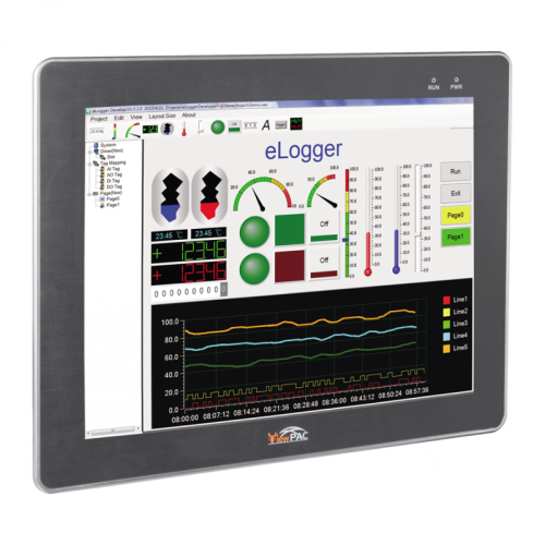 VP-5208-CE7 CR 12.1 Win-GRAF based ViewPAC with Cortex-A8, 1 GHz CPU and CE7 OS (RoHS) | код 00-06127457 | ICP DAS
