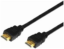 Шнур HDMI - HDMI с фильтрами, длина 1 метр (GOLD) (PVC пакет) | код 17-6202 | REXANT
