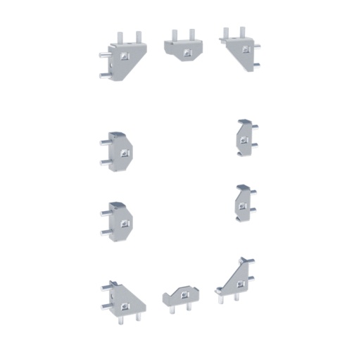 Комплект запасных аксессуаров для соединения каркасов и монтажа боковых и задних панелей AVERES | код AJC10 | EKF