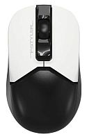 Мышь A4Tech Fstyler FG12 Panda белый/черный оптическая (1200dpi) беспроводная USB (3but) | код 1454150 | A4TECH