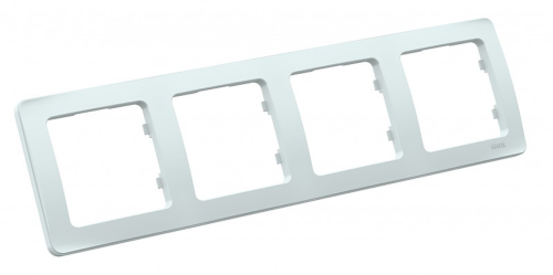 MASTER Рамка на 4 поста, белая | код Р404 | HEGEL