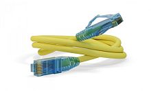 Патч-корд U/UTP Cat.6 LSZH 10 м желтый, Hyperline PC-LPM-UTP-RJ45-RJ45-C6-10M-LSZH-YL | код 230318 | Hyperline