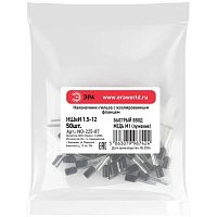 Наконечник-гильза с изолированным фланцем (упаковка 50 шт.) NO-225-87 НШвИ 1,5-12 | код Б0063407 | ЭРА