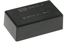 Источник питания AC-DC, 65.3Вт, вход 80…264В AC, 47…63Гц / 113…370В DC, выход 48В/1360мА, КПД 92%, ток утечки <100мкА/264В AC, изоляция 4000В AC, в корпусе 87х52х29.5мм, -30…+80С | код MPM-65-48 | MeanWell