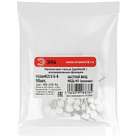 Наконечник-гильза с изолированным фланцем (упаковка 50 шт.) NO-225-96 (двойной) НШвИ(2) 0,5-8 | код Б0063268 | ЭРА