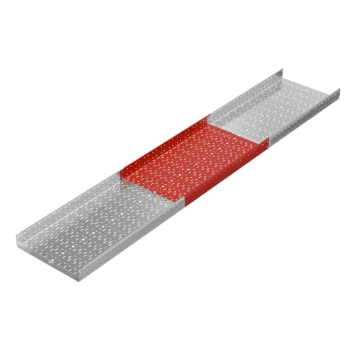 Лоток листовой перфорированный 600х100 L3000 1мм "Быстрый монтаж ПЛЮС" LPplus100-600-1.0-3000 INOX304 КМ PL12969 фото 3
