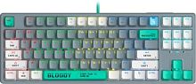 Клавиатура A4Tech Bloody S87 Energy механическая серый/зеленый USB for gamer LED (S87 USB ENERGY ASH) | код 1971734 | A4TECH