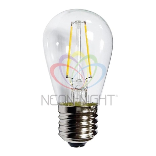 Лампа светодиодная ST45 Ретро Filament 2Вт 230В 3000К E27 тепл. бел. | код 601-801 | Neon-Night
