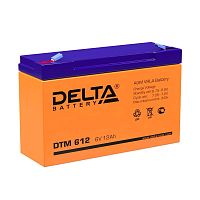 Аккумулятор UPS 6В 12А.ч | код DTM 612 | Delta