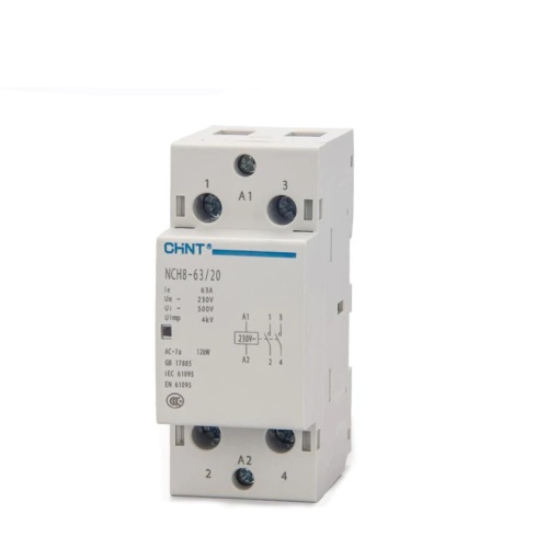 Контактор модульный NCH8-63/20 63A 2НО AC24В 50Гц соответствует стандарту ROHS (CHINT) | код 256094 | CHINT