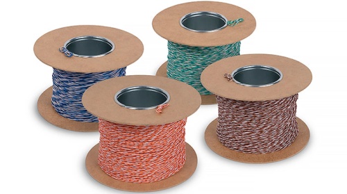 Cabeus UTP-1P-Cat.5e-SOLID-CROSS-500-BR (Jumper Wire) Кроссировочная витая пара, неэкранированная U/UTP, категория 5e, 1 пара (24 AWG), одножильный (solid), без общей внешней оболочки, коричневая (500 м) | код 10961c | Cabeus