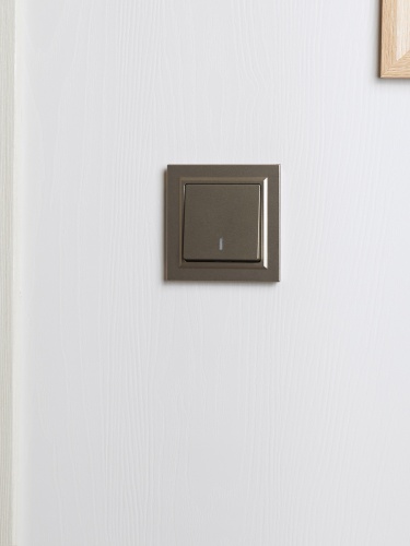 BRITE Рамка 1-местная IP44 РУ-1-БрШ-44 шампань | код BR-M12-44-K37 | IEK фото 6