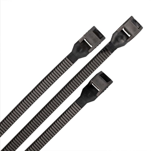 Хомут кабельный КСУ 9х610 с усилен. замком нейлон. черн. (уп.100шт) Fortisflex 91704 фото 6