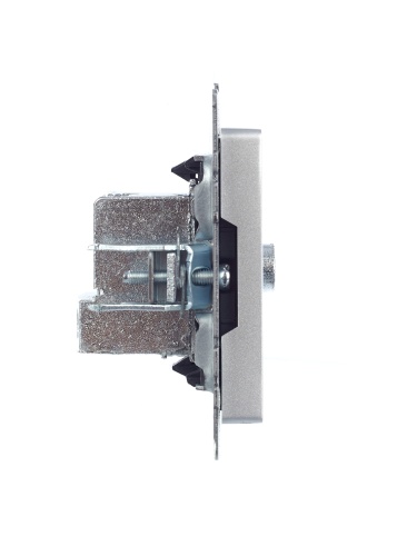 BRITE Розетка TV проходная РТВ10-0-БрА алюминий | код BR-A10-P-K47 | IEK фото 4