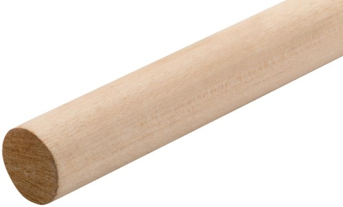 Черенок березовый для щеток, грабель, мётл, диаметр 25 мм, L=1200 мм, первый сорт | код 76908 | РОС фото 3