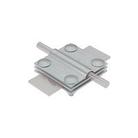 Соединитель крестообразный 3XS-D5-12-B40 для прутка d5-12мм и полосы до 40мм с 3 пластинами сталь КМ MA0021