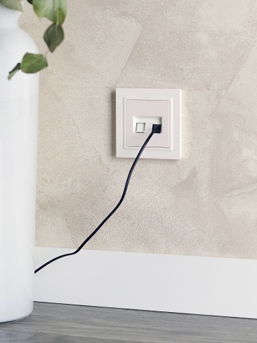 BRITE Розетка компьютерная двойная кат.5E RJ45 РК10-2-БрЖ жемчуг | код BR-K20-1-K36 | IEK фото 4