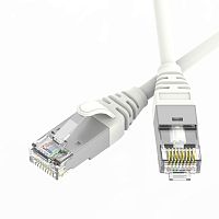 Патч-корд экранированный Ultra SLIM CAT6A S/FTP 4х2, 30 AWG, LSZH, белый, 3м | код RN6ASF4530WH-30 | DKC