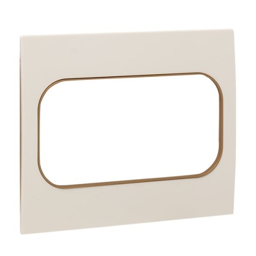 Стокгольм Рамка для розетки 2-местная белая с линией цвета шампань PROxima | код EYM-G-305-20 | EKF фото 5 Стокгольм Рамка для розетки 2-местная белая с линией цвета шампань PROxima | код EYM-G-305-20 | EKF фото 5