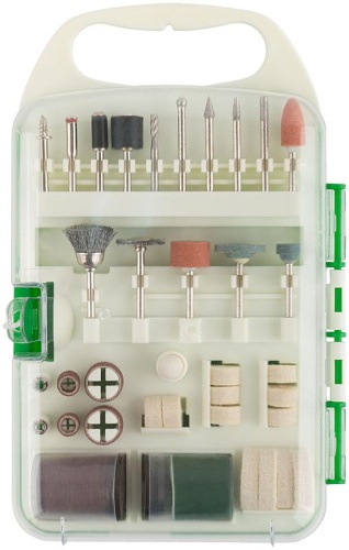 Набор насадок для гравировальной машины в чемоданчике 71 шт | код 36498 | FIT Набор насадок для гравировальной машины в чемоданчике 71 шт | код 36498 | FIT