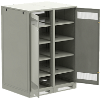 ITK LINEA B Шкаф (пустой) 1700х1200мм дверь двуст. мет. сер. | код LB35-17H29-2M | ITK by IEK