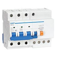 Дифференциальный автомат NB1L-40 3P C25 30mA тип AC 6kA соответствует стандарту ROHS (CHINT) | код 198035 | CHINT