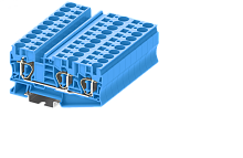 TC10-3-BU Клемма TC 1-2 проходная пружин., сеч.10мм2, син., шт | код TC10-3-BU | SUPU
