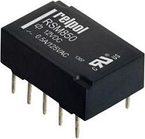 Реле RSM850-6112-85-1012, 2CO, 2A(30VDC), 12VDC, для печатных плат, IP67 | код 2611708 | Relpol