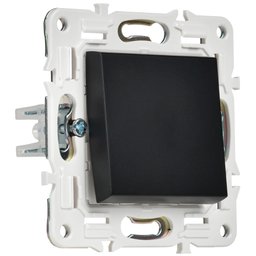 SKANDY Выключатель 1-клавишный 10А SK-V01Bl черный IEKновинка | код SK-V10-0-10-K02 | IEK фото 3