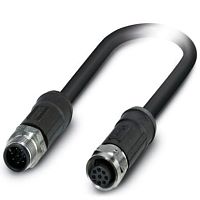Кабель для датчика / исполнительного элемента SAC-8P-M12MS/ 5,0-28X/M12FS OD | код 1407278 | PHOENIX CONTACT