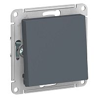 Переключатель 1-клавишный ATLASDESIGN, скрытый монтаж, грифель | код. ATN000761 | Schneider Electric