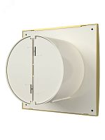 Вентилятор осевой вытяжной с обратным клапаном D125 декоративный | код AURA 5C Champagne | DiCiTi