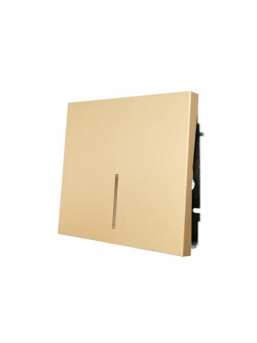 ZIMA Выключатель с подсветкой золото безвинтовой зажим/клемма LEZARD | код 704-3688-111QC | LEZARD фото 2 ZIMA Выключатель с подсветкой золото безвинтовой зажим/клемма LEZARD | код 704-3688-111QC | LEZARD фото 2