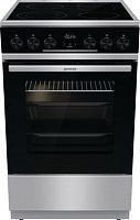 Плита Электрическая Gorenje GEC5C61XPA нержавеющая сталь стеклокерамика (без крышки) | код 1852939 | GORENJE