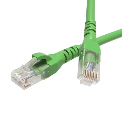 Патч-корд неэкранированный CAT6 U/UTP 4х2, LSZH, зелёный, 2.0м | код RN6UU4520GN | DKC