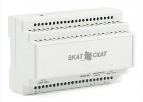Источник бесперебойного питания SKAT-12-3 12В 3А под DIN-рейку 35мм под внешний АКБ 7 А/ч | код 580 | Бастион