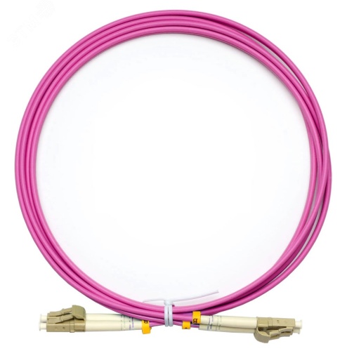 Шнур оптический duplex 2м LC-LC 50/125 мм OM4 LSZH | код FOP-50-OM4-LC-LC-2m | Cabeus Шнур оптический duplex 2м LC-LC 50/125 мм OM4 LSZH | код FOP-50-OM4-LC-LC-2m | Cabeus