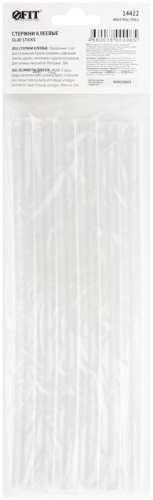 Стержень клеевой 11х200мм бесцвет. (уп.6шт) FIT 14422 фото 4 Стержень клеевой 11х200мм бесцвет. (уп.6шт) FIT 14422 фото 4
