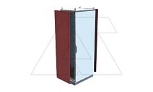 Боковые панели NEO 1800x600мм (ВxГ), RAL7035, IP55, 2шт. | код 632-186 | Tekpan