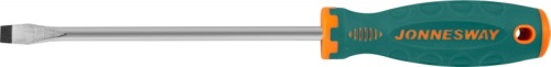 D71S9175 Отвертка стержневая шлицевая ANTI-SLIP GRIP, SL9.5х175 | код D71S9175 | JONNESWAY